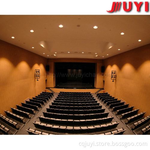 China Wood Teater chairs good quality fabric Auditorium leg arm chair JY-302